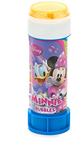 Toyland Minnie & Friends Bubble Tubs, 60 ml, Multicolored (Cartoon Themed, Portable, For Children Age 3+)