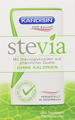 Kandisin Stevia Tischdose-Spender 200 Tabletten (1 x 14 g)
