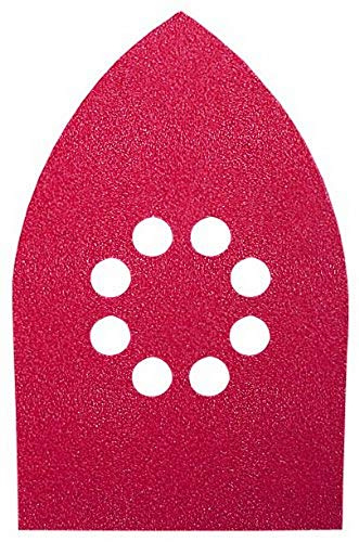 Bosch 2609256A77 DIY Multischleifblatt, 100 x 171 mm, G180, 8 Löcher, Klett (5)