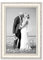 Bilderrahmen Shabby-Chic Landhaus-Stil Weiss 20x30 cm Massivholz mit Glasscheibe und Zubehör/Fotorahmen