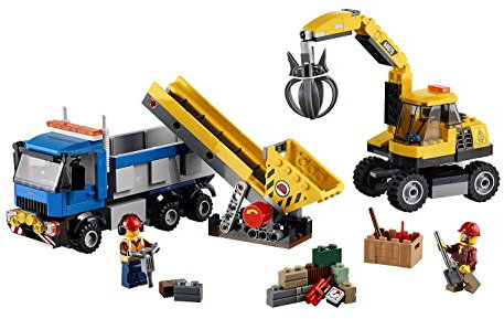 LEGO 60075 - City - Bagger und Transportwagen