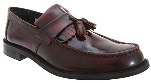 Roamers Men's Saddle Loafer, Black, M900A, Low Top, 8, 8.5, 9, 9.5, etc.