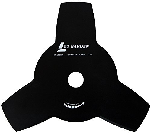 GT Garden Lame 3 Dents pour débroussailleuse et Multifonction 4 en 1