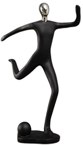 Niktule Sport Statue Abstrakte Figur | Einzigartige Skulptur Sports Man Decors,Sportler-Statue für Zuhause, Bar, Büro, Hochzeit, Dekoration, Sammlung, Ornamente, Geschenk, Gold, Silber