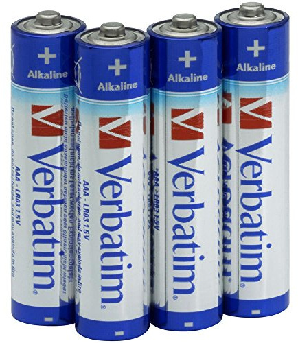 Verbatim 49920 - AAA Alkaline Batteries 4 Pack