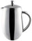 Café Ole BFD-06 6 Cup Double Walled Bellied Cafetiere French Press Coffee Maker, Mirror, 0.8 Litre, Stainless Steel