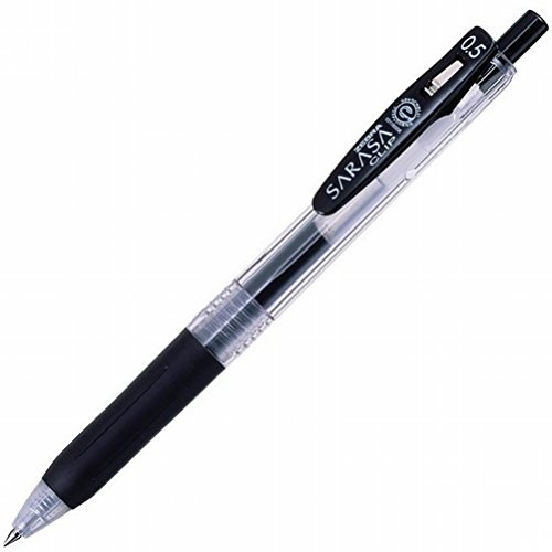 ZEBRA Sarasa Clip Pen 0.5 mm, Black (JJ15-BK)