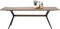 Kare Downtown 220x100cm, großer, massiver Echtholz Esstisch, Esszimmer Tisch aus Eiche Massivholz, (H/B/T) 77x220x100cm, Holz, 78x100x220cm