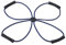 Gaiam Damen Pilatesgeräte Pilates Coreplus Reformer Cord Kit, schwarz-schwarz, Standard