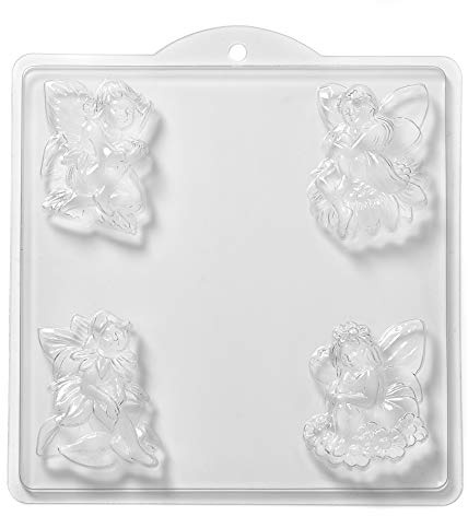 World Of Moulds | 4 Cavity Mixed Fairy Soap/Bath Bomb Mould Mold M131