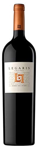 Legaris Crianza Magnum - Vino tinto DO Ribera del Duero, Tempranillo, Botella 1.5L