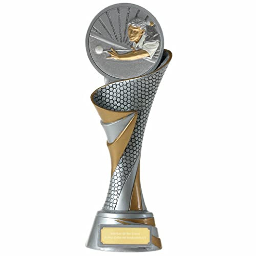 KDS Billard FG Pokal Trophäe Snooker Pool 3 Größen schwer mit Gravur