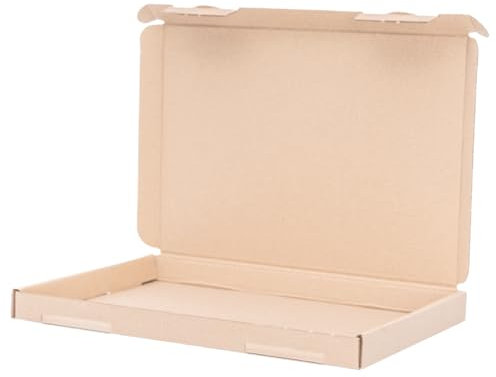 verpacking Großbriefkartons 230 x 160 x 20 mm Großbriefkarton GB-1 DIN A5 für Warensendungen (Innenmaß 220 x 155 x 17 mm) DHL GLS DPD Braun Versandkarton Büchersendung Brief (100 Stück)