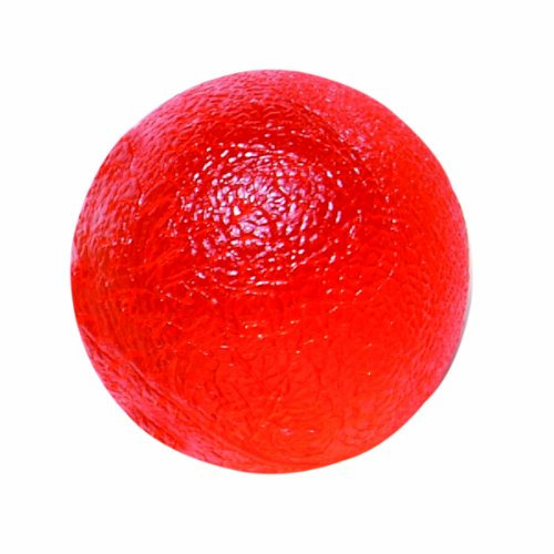 Cando® Übungsgelball - Antistressball / Handtrainer - rund, rot (leicht)