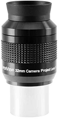TS-Optics 1,25 (31,7mm) Foto Okular Super Plössl 32mm für Okularprojektion mit T2 Gewinde für Beobachtung und Astrofotografie mit dem Teleskop, TSSV32