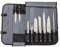 Mercer Culinary Genesis 10-Piece Forged Knife Case Set, Stainless Steel, 40x15x7 cm, Silver