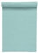 LINUM Uni Dekoratives Tischläufer für Esstisch 45x150 cm, 100% Gerippte Baumwolle, Maschinenwaschbar, Alttürkis