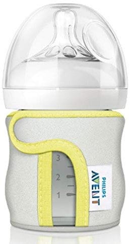 Philips Avent Scf675/01 - Funda para Biberón de Cristal 120 Ml, Lavable a 40 °C, Mantiene los Líquidos Calientes o Fríos