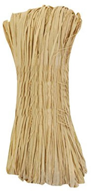Xclou Garden Naturbast, Bindebast aus getrockneten Naturfasern aus dem Bastgewebe eines Baumes, Länge Circa 100 bis 110 cm, beige, 15 x 6 x 5 cm, 360150