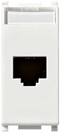 VIMAR Plana-Presa RJ45 NETSAFE CAT5E UTP Bianco 14339.11 14339.11