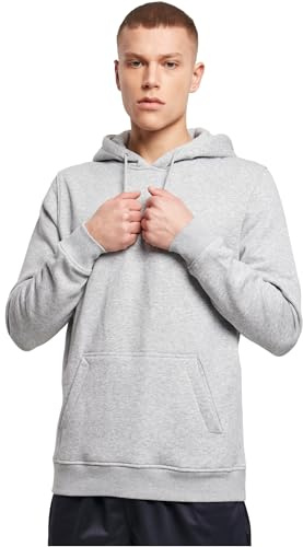 Build Your Brand Herren BY011-Heavy Heavy Hoody, Heather Grey, S