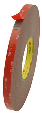 3M VHB RP25 Double-Sided Acrylic Foam Tape; 0.6mm x 12mm x 33m