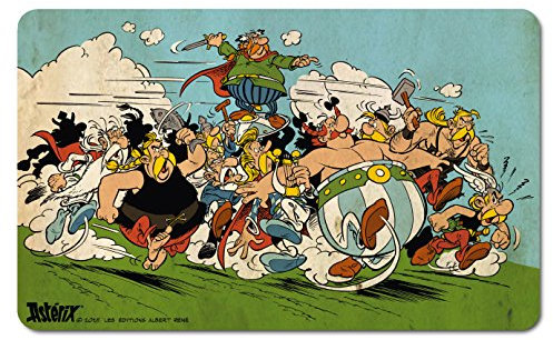 Logoshirt® Asterix I Obelix I Attacke I Frühstücksbrettchen I Schneidebrett I 23x14cm I spülmaschinenfest & hitzebeständig I Lizenziertes Originaldesign