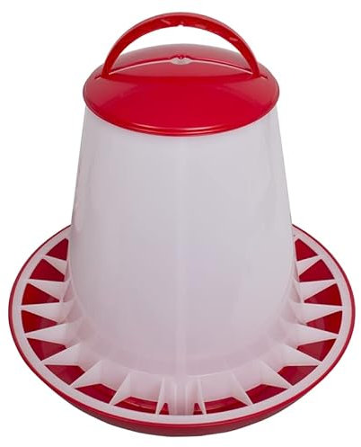 Geflügelfutterautomat 10kg, Futterautomat für Geflügel, Hühner, Gänse, Enten, Wachteln