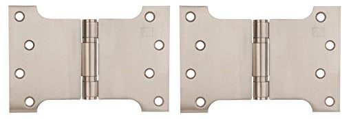 Satin Stainless Steel Button Tipped Parliament Hinges 4 x 4 x 6