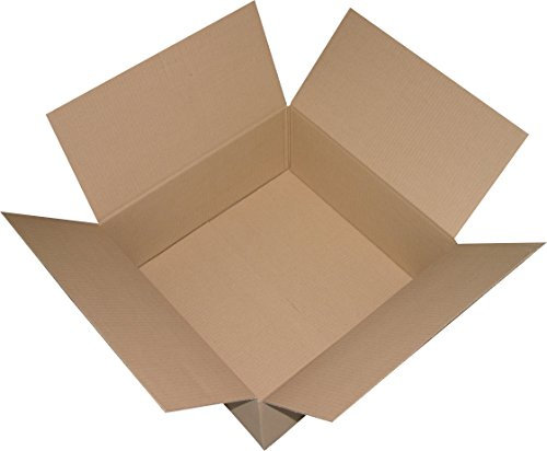 35 St. Faltkartons 450x450x200 mm Felgen Bücher Versandkarton 1.02 B-Welle stabil braun