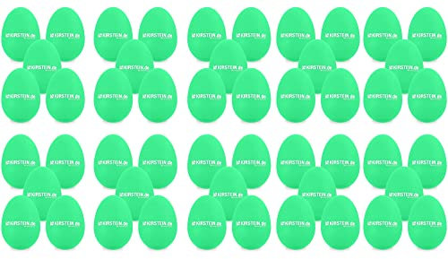 Set de 100 Kirstein ES-10G Egg Shaker verde, peso medio pesado