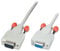 LINDY 31525 RS232 Kabel 9pol. Sub-D St/Kpl 5m Schwarz