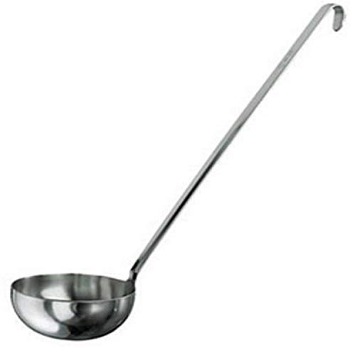 Paderno Mestolo Unipezzo in Acciaio Inox, Inossidabile, Argento, 6.5 cm