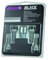 27222SUB Radsicherungsbolzen SUB (Schwarz) M14x1.5, Kegelsitz, Schaftlänge 27,3 mm, Gesamtlänge der Schraube 50,3 mm, SW17, Schlüsseldurchmesser 25,8 mm
