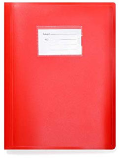 ARPAN Porte-vues 104 pochettes A4 208 pages Couverture souple Rouge