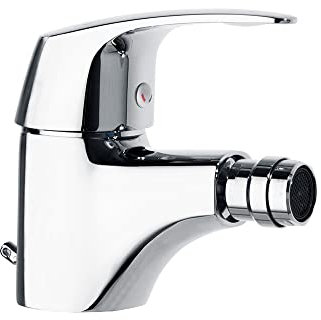 Ramon Soler 204441 Vulcano – Monomando de bidé con Sistema S2 de Ahorro de Agua del 50%, limitador de Temperatura y Cromado Diamond Finish, Cromo