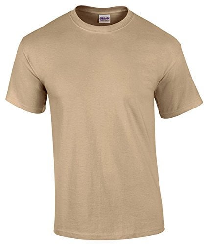 Gildan Mens Heavy Cotton Short Sleeve T-Shirt (XL) (Old Gold)