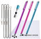 The Friendly Swede XXL Stylets pour Tablette, Smartphone, Ecran Tactile avec Pointe Remplaçable, 18,5cm (Rose, Violet, Bleu Aqua)