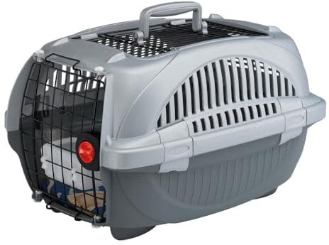 Ferplast Atlas 20 Deluxe Open Cat Carrier Dog Carrier, Secure and Practical, Durable, Open Top Design, Easy to Clean, Ideal for Travel, Pet Carrier up to 8 Kg. 57x37x33 cm.