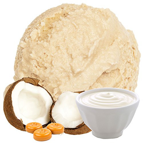 Joghurt Toffee Kokos 1 Kg Gino Gelati Eispulver Softeispulver für Ihre Eismaschine