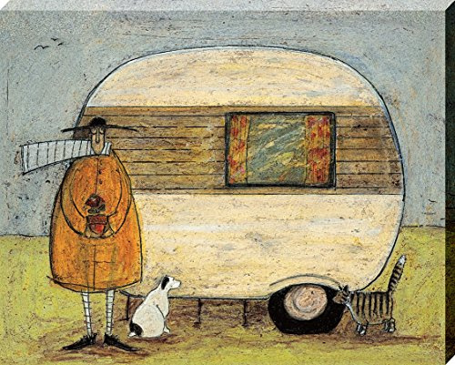 Sam Toft Leinwanddruck, Polyester, Mehrfarbig, 40 x 50 cm