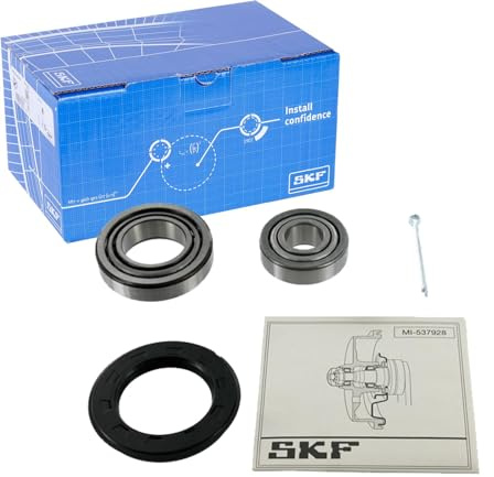 SKF Radlagersatz mit Wellendichtring VKBA 526 Position Vorderachse Höhe 97mm Länge 95mm Breite 64mm - OE Qualität