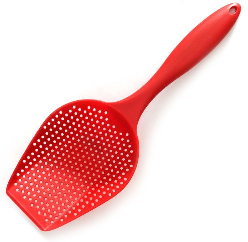 Norpro Scoop Colander, Large, Red