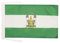 AZ FLAG - Drapeau Andalousie - 45x30 cm - Pavillon Andalous - Andalucia - Espagne 100% Polyester Avec Deux Cordelettes - 20g