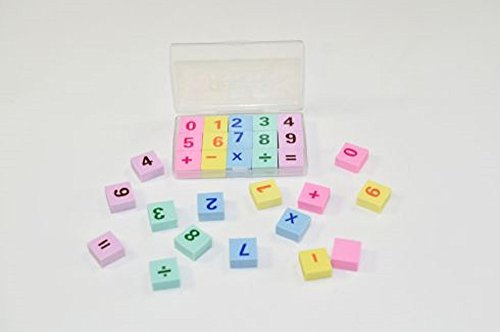 3 Sets Radiergummi á 15 teilig mit Zahlen und Symbole