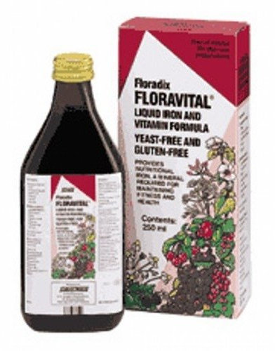 Floradix Floravital Yeast and Gluten Fr 250ml X 2 (Pack of 2)