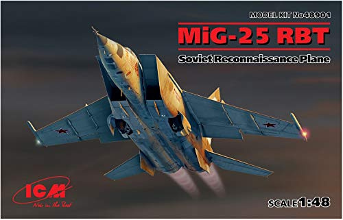 ICM 48901 - Modellbausatz MiG-25 RBT, Soviet Reconnaissance Plane 100% new molds