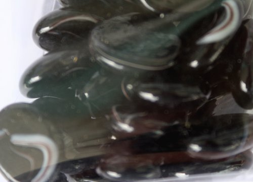 GLOREX Glasnuggets 200 g, 20 mm, Glas, Schwarz, 12 x 6 x 4.5 cm, 1 Einheiten