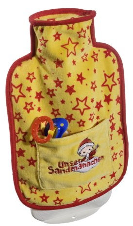 Heunec 654570 - Sandmännchen Wärmeflasche mit Inhalt