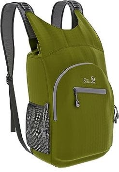 Outlander Verstaubarer Tagesrucksack, praktisch und leicht, grün, (20L) UK